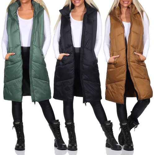 Gilet trapuntato lungo - , donna