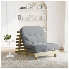 Divano Letto Futon Legno