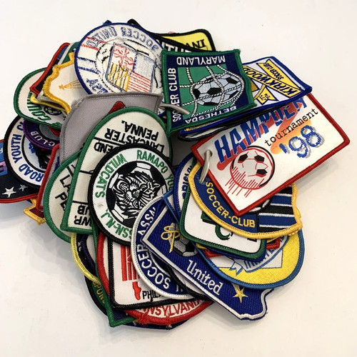 Lotto toppe calcio anni - lotto, 90