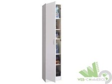 ARMADIO 1 ANTA COLONNA TUTTOPIANI BIANCO LAVANDERIA RIPOSTIGLIO 40x36xH186 CM