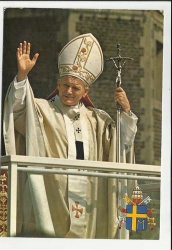 Cartolina papa giovanni paolo - cartolina,