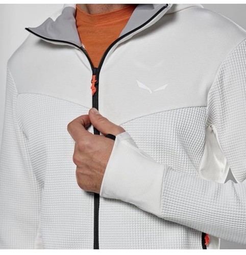 Salewa polartec grigio bianco - salewa,