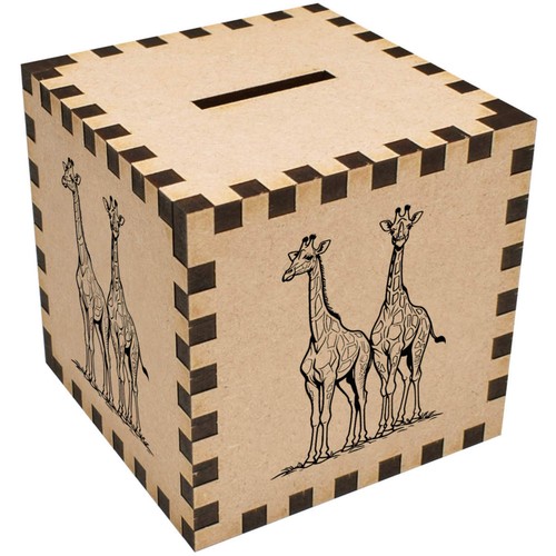 Pair giraffes money box - of,