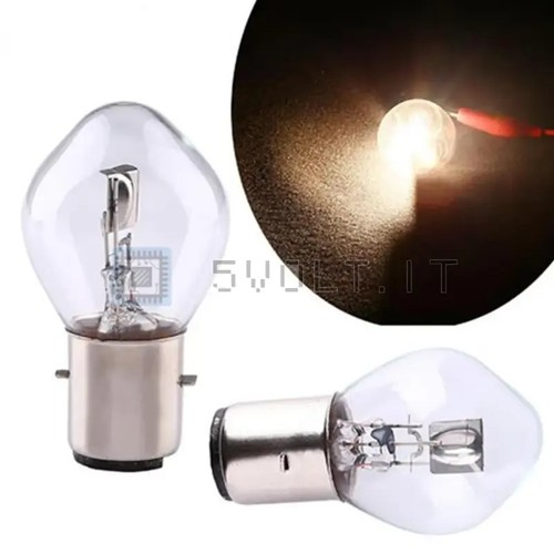 Lampada alogena ba20d - 12v, 35w
