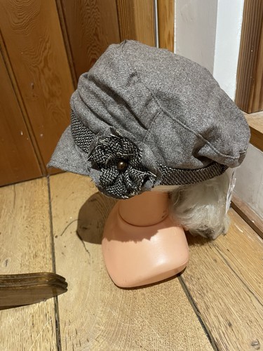 Cappello claires marrone tweed - marrone,