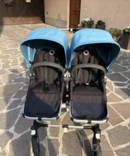 Passegino Gemellare Bugaboo Blu Completo