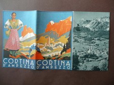 Cortina d'Ampezzo Beppino A. Parsch Dolomiti Montagna 1936 Sci Alpinismo