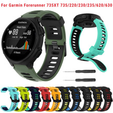 Cinturino orologio silicone per Garmin Forerunner 220 230 235 620 630 735XT con strumento