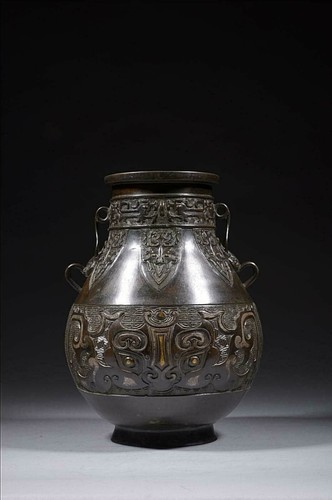 Antico vaso cinese - , bronzo