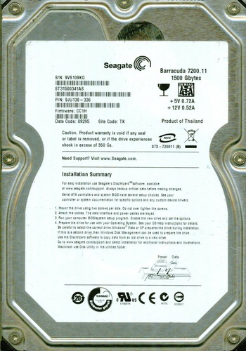 St31500341as 9ju138 336 - st31500341as,, 9ju138-336