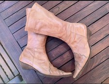 Mezzo Stivale In Pelle 