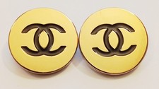 Set 2 bottoni 24mm Chanel CC