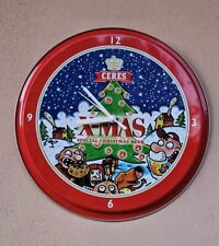 CERES X-MAS OROLOGIO DA PARETE IN LATTA PUBBLICITARIO BIRRA PUB MADE IN ITALY