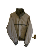 Woolrich Giubbotto Bomber Uomo Vintage Taglia S - Retrò - Beige