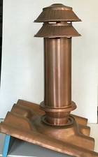 Camino Completo Diametro 20 cm  Altezza 100 cm + Conversa x Coppo Tutto Rame