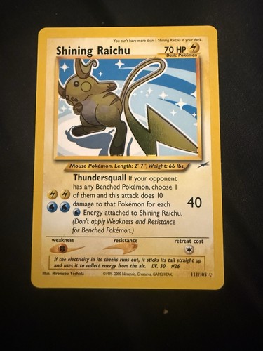 Pokémon tcg shining - shining, raichu