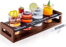 Flight Board with Glasses -