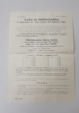 DEPLIANT  BOMBRINI PARODI -DELFINO GARA TIRO PIATTELLO ANNI 60