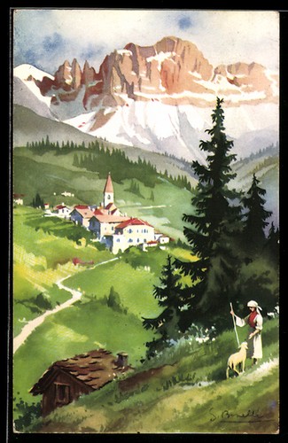 Cartolina artista s - cartolina, d'artista