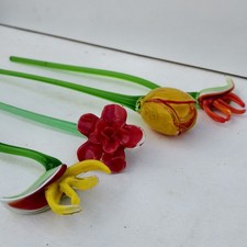 4 FIORE IN VETRO DI MURANO