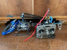 elicottero radiocomandato T-REX 450 special blu metal