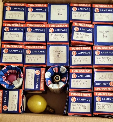 Stock lampadine colorate - 24,