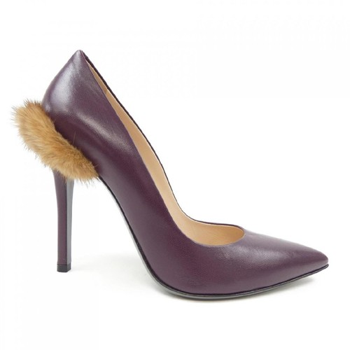 Décolleté fendi viola donna - décolleté,