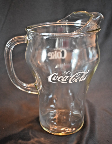 Brocca coca cola - brocca, scritta