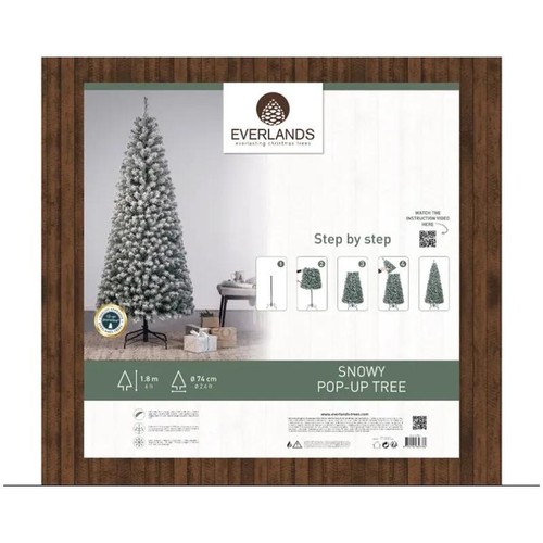 Albero natale innevato - albero, di