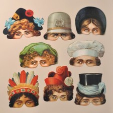 + SET 8 x MASCHERA IN CARTONE