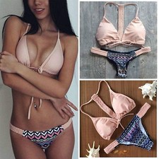 Costume Da Bagno Stampa lacci