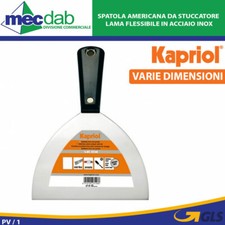Spatola Americana da Stuccatore Lama Flessibile in Acciaio Inox Kapriol