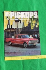 217r01) DEPLIANTS ORIGINALE FORD PICKUPS CONVENTIONAL F-100/F-250/F-350 FORD 196