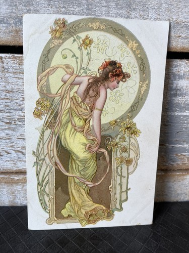Art nouveau attributed eva - attributed,