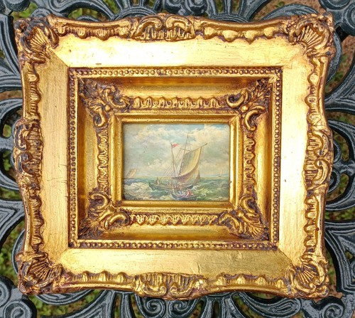 Antico dipinto olio - antico,