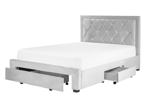 Letto velluto grigio - letto, in