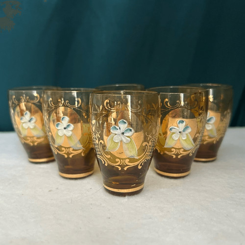 Bicchieri vintage veneziani - bicchieri,