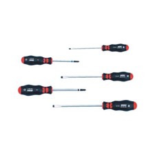 Cacciaviti Professionali Pozidriv e Taglio Set 5pz - WÜRTH 061392335