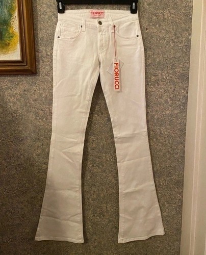 Jeans svasati bianchi fiorucci - svasati,