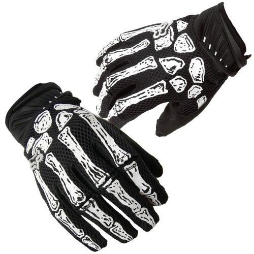 Guanti moto bones scheletro - moto,
