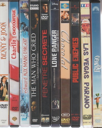 Johnny depp lot dvd - depp,