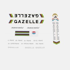 Decalcomanie, adesivi Gazelle