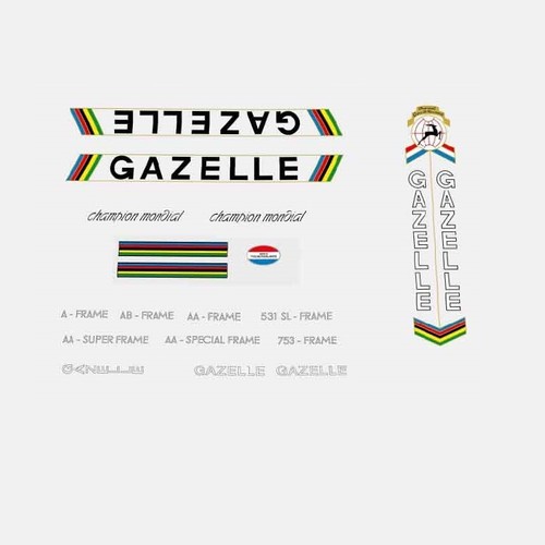 Decalcomanie adesivi gazelle - decalcomanie,,