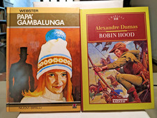 PAPA' GAMBALUNGA "A. J. Webster + ROBIN HOOD "Alexandre Dumas" 2 volumi