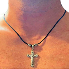 Collana rosario con croce - , da