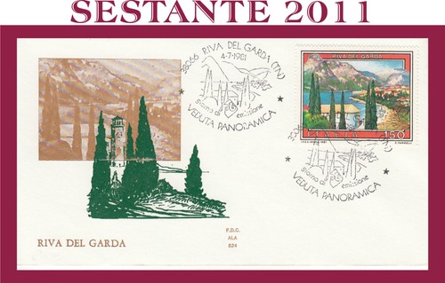 Italia fdc ala 524 riva - italia,