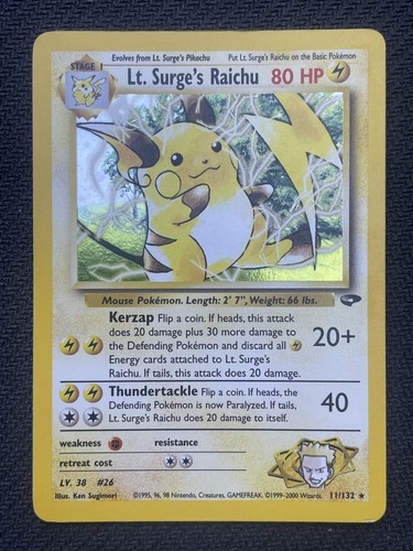 Pokemon tcg surge s - lt., surge's