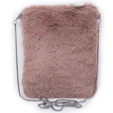 Borsetta tracolla pelliccia