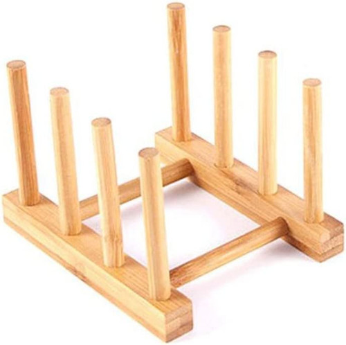 Scolapiatti legno bambù - scolapiatti,