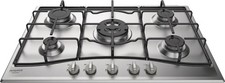 Piano Cottura HOTPOINT 5 Fuochi Gas 75 cm Colore Acciaio PCN 752 T/IX/HAR